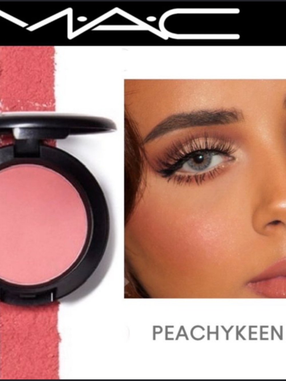 ♥️👍MAC Cosmetics Sheertone Blush Peachykeen